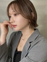 ロンドプロフィール 浦和(Lond profil) イメチェン ボブ 外ハネボブ 美髪 ホワイトブロンド 韓国