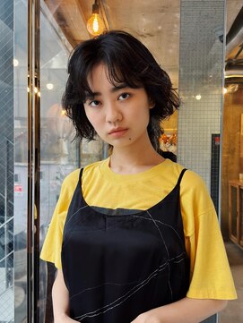 ヒュージ 表参道(huge) レイヤーボブ/ミニボブ/ニュアンスパーマ/顔周りカット/20代30代