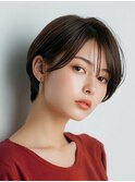 ハンサムショート × 小顔バランスカット