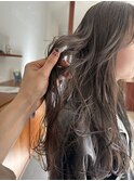 ブリーチなし　　くすみベージュ