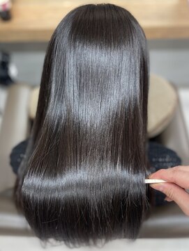 シャルムバイケンジ(Charm.by KENJE) 天使の縮毛矯正銀座髪質改善前髪ピンクベージュアンブレラカラー