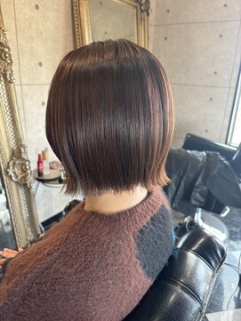 ノイズヘアー(NOISEHAIR) BOB×ピンクベージュ