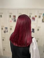 パプスドコワフュール 甲子園口店(Pap's de coiffeur)&nbsp;西宮美容室/甲子園口美容室/パプス甲子園口/ワインレッド