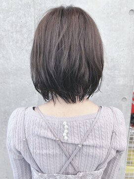 モリオ(morio) ＊外ハネボブゆるふわパーマボブ大人ボブ顎ラインボブ30代40代
