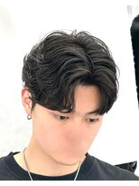 メンズヘアセンス 渋谷(MEN'S HAIR SENSE)&nbsp;ニュアンスパーマ/センターパート/メンズ/眉毛/フェザーパーマ