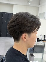 ブリードトウキョウ 亀戸店(BRYD TOKYO) 刈り上げセンターパートニュアンスパーマ曲がる縮毛矯正