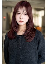 レノラ 髪質改善カラー 本町(LENORA) ハッシュカットダークパープル髪質改善トリートメント