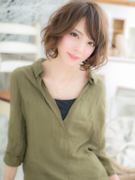 モッズヘア 上尾西口店(mod's hair) ■mod's上尾10-5★■外国人みたいな☆くせ毛風エアリー大人ボブ