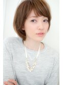 30代40代 斜めバング☆ひし形ボブ ボルドー[恵比寿駅/髪質改善]