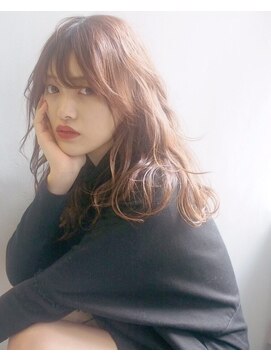 クラン(clan) clan<シースルーバングヴェールウェーブ×ブルージュ＞