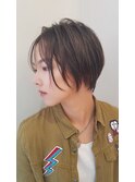 【morio熊本】小顔ショート×ナチュラルローライト.k