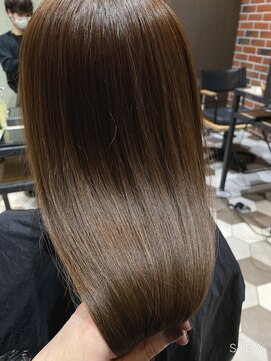 シェノン 梅田(CHAINON) 小顔前髪カット×ラベンダーカラー×くびれミディ