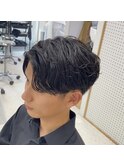 「NIKO」緩めセンターパートパーマ 福岡天神