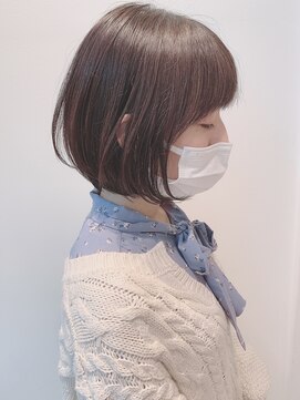 ステア ケース(stair case) 2021年秋冬人気耳かけグラデーションボブ前髪あり