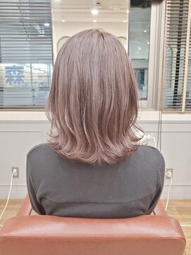 グランシュ 青葉台店(GranCieux) バイオレットベージュ×ミディアムレイヤー☆