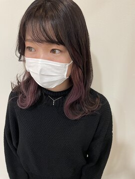 ブランシェ 西松山店 イヤリングカラー☆ピンク★