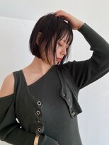 カルテ(QUARTE)&nbsp;プツっとボブ × ココアベージュ