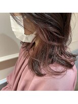 フレーム へアアンドトリートメント 天王寺北口店(FRAME)&nbsp;チラッとみえ◎ピンクインナーカラー