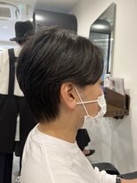 ルルディ バイ アフロディーテ銀座(luludi by APHRODITE) サーフカール/ブルーブラック/フェザーパーマ/銀座