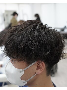 メンズ サロン ドット トウキョウ 町田店(men's salon dot. tokyo) 緩め波巻きパーマ〔町田/メンズカット/眉毛/眉毛カット〕