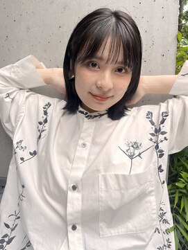 ロンドプロフィール 浦和(Lond profil) 前髪カット顔まわり似合わせ外ハネくびれレイヤーミディ