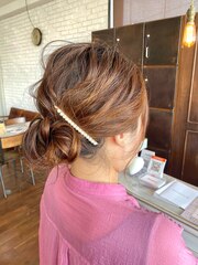 結婚式  ヘアセット