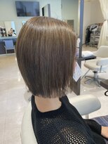 アメイジングヘアー 美沢店(AMAZING HAIR) 切りっぱなしボブ/シルキーベージュ/ニュアンスカラー/透明感