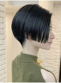 ショートヘア/ボブ/可愛い丸み/簡単スタイリング/20代30代