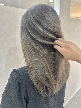 ロエン 西岡崎店(ROEN) #バレイヤージュ/シャドールーツ/20代/30代/デザインカラー