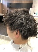 メンズ波巻きツイスパ