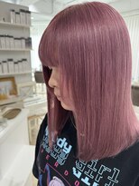 シー ヘアデザイン(see hair design)&nbsp;ストロベリー　milk tea