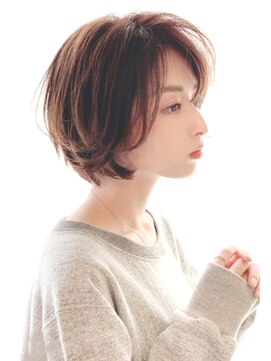 レウナ 外苑前(Reuna) 大人可愛い小顔ニュアンスボブ ショートボブ