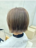 レディース切りっぱなしボブ外はね