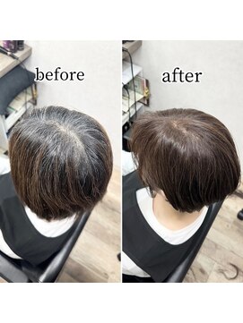 シュガー バイ エクラート 立川南口店(SUGAR by ECLART) 白髪ぼかし/脱白髪染め/明るい白髪染め/立川/立川南口