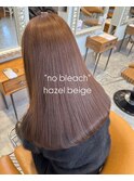 ブリーチなしヘーゼルベージュ