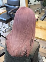 ニコ トウキョウ 渋谷(nico TOKYO)&nbsp;ピンクラベンダーダブルカラーケアブリーチハイトーン