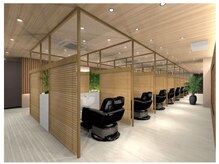 ヨシザワインク プレミアム 横浜 桜木町店(YOSHIZAWA Inc. PREMIUM)の雰囲気（パーテーション完備！<理容室>バーバー＜理容室>学割U24<理容室>）