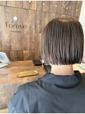 ◇繰り返しても傷みにくい酸性ストレートボブ