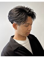 シェール(CHER)&nbsp;フェザーパーマ　フェザーショート　メンズパーマ　メンズカット