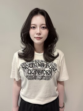 アクシス ナゴヤ(AXIS NAGOYA) dark gray× layer cut