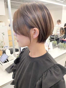 ボーテコンシェル 錦糸町(beaute concier) ミルクティーベージュダブルカラーインナーカラーケアブリーチ