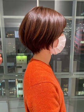 ムード(MOOD,) 暗めカラー/グランマッシュ[レイヤーカット/髪質改善/銀座]