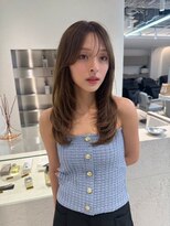 ノイ 銀座(noi)&nbsp;韓国ヘア／ミディアム/レイヤーカット／前髪カット