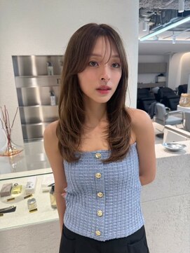 ノイ 銀座(noi) 韓国ヘア／ミディアム/レイヤーカット／前髪カット