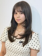 ブランロール 中目黒店(Blanl'or) 暗めカラーグランマッシュデザインカラーフェイスフレーミング