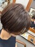 #髪質改善 (ショート)酸性ストレート+カット+トリートメント