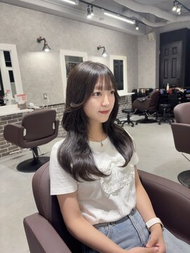 アウラ 近鉄八尾駅前店(Aura) アッシュオリーブの柔らかカラー♪ 近鉄八尾