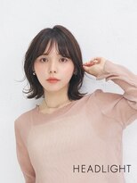 ソーエン ヘアー ブルーム 札幌駅前店(soen hair bloom by HEADLIGHT)&nbsp;ミディアムレイヤーカットオリーブグレーチョコレートブラウン