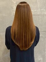 ディスコネクト(DISCO-N-NECT)&nbsp;ブラウンベージュカラー 髪質改善ストレート 艶髪 20代 美髪