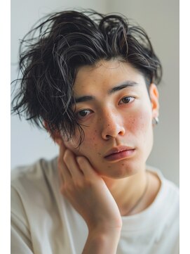 クオーレ(CUORE) 大人の色気　かきあげ波巻きパーマ